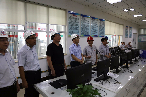市國資委陳廣善主任到集團公司調研工作